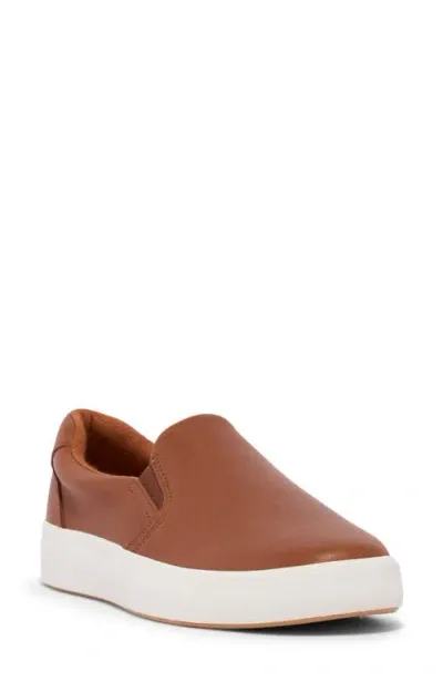 Keds ® Pursuit Slip-on Sneaker In Cognac Leather