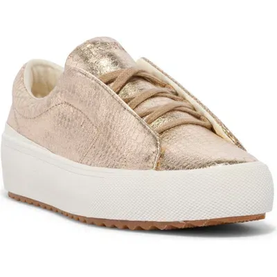 Keds ® Remi Platform Sneaker In Champagne Leather