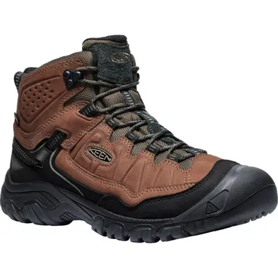 Keen Targhee Iv Waterproof Mid Hiking Shoe In Bison/black