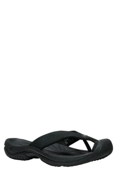 Keen Waimea Flip Flop In Black/black