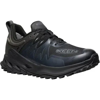 Keen Zionic Waterproof Hiking Shoe In Black/steel Grey