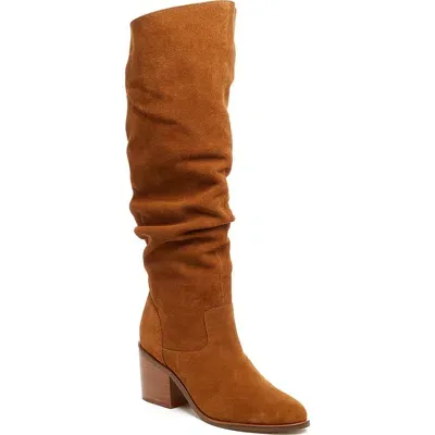 Kelsi Dagger Brooklyn Easton Slouch Knee High Boot In Cognac