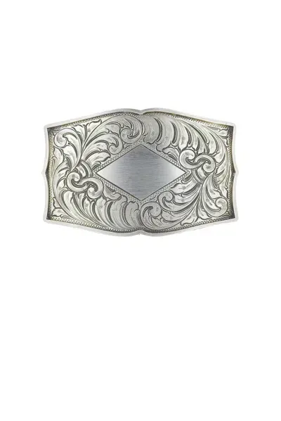 Kemo Sabe Scallop #1 Ames Belt Buckle In Silver