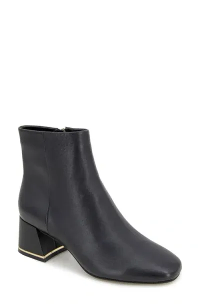 Kenneth Cole Alec Bootie In Black Leather