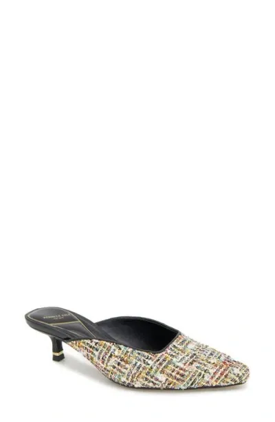 Kenneth Cole Margo Kitten Heel Mule In Metallic