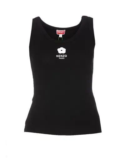 Kenzo Boke 2.0 Cotton Tank Top In Black