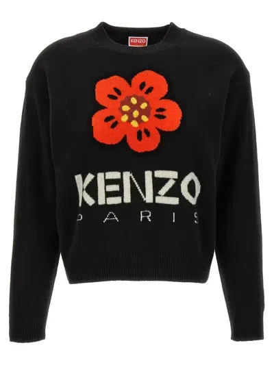 Kenzo Boke Flower Sweater, Cardigans In Black