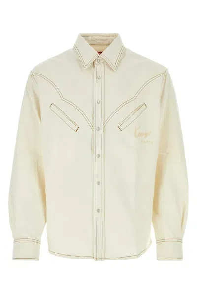 Kenzo Camicia-m Nd  Male In White