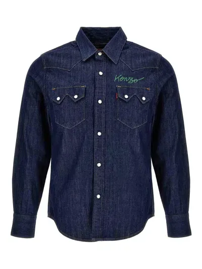 Kenzo Shirt In Blue