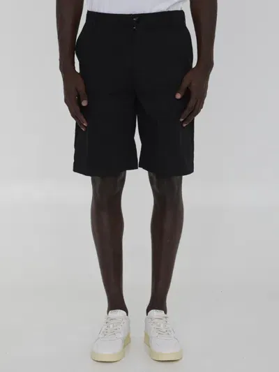 Kenzo Cargo Workwear Shorts In Black