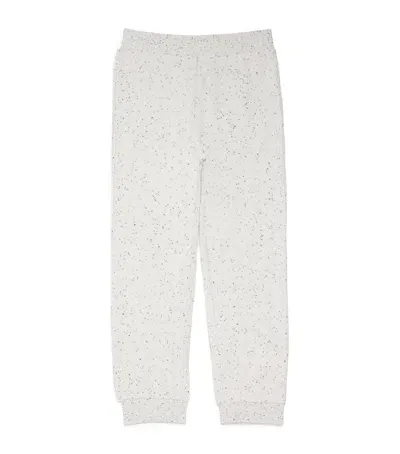 Kenzo Kids' Cotton Embroidered Tiger Sweatpants In White