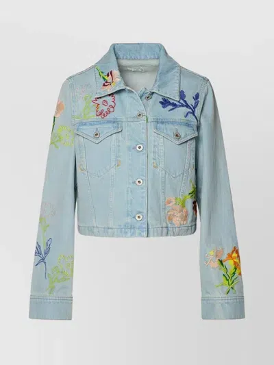 Kenzo Jeans Jacket In Blue