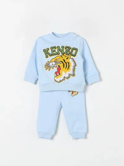 Kenzo Jumpsuit  Kids Kids Color Gnawed Blue In Hellblau