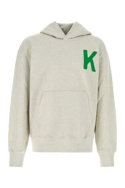 Kenzo Light Grey Cotton Oversize Sweatshirt