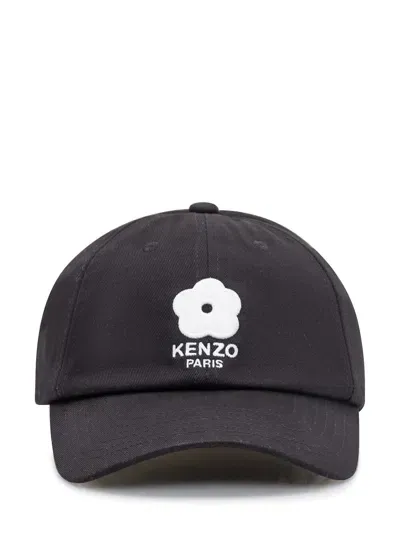 Kenzo Logo Cap In Black