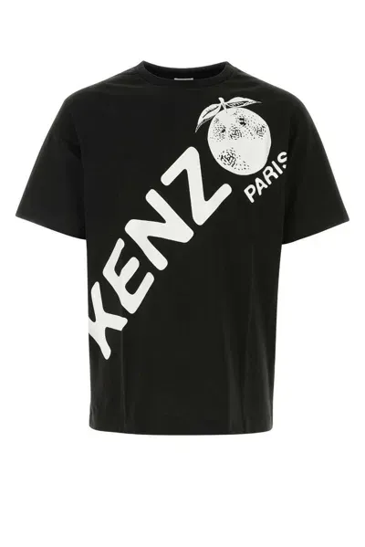 Kenzo Black  Paris Logo T-shirt