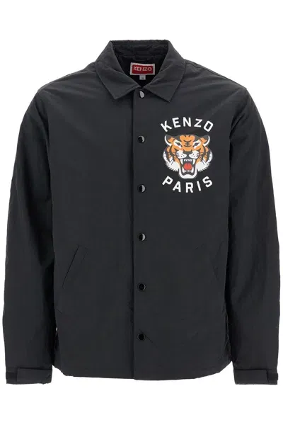 Kenzo Lucky Tiger Nylon Overshirt For