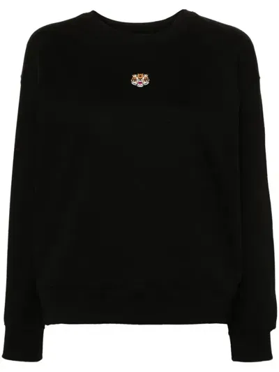 Kenzo Lucky Tiger Sweatshirt In Negro