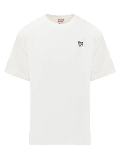 Kenzo Lucky Tiger Tshirt In White