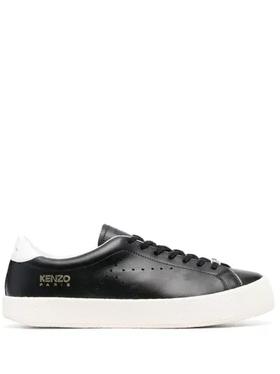 Kenzo Swing Low Sneakers In Black