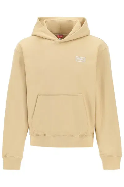 Kenzo Paris Hooded Sweatshirt In White