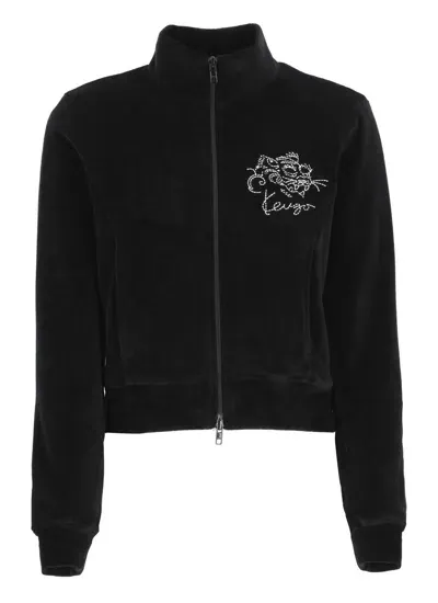 Kenzo Sweatshirt With Logo In Black