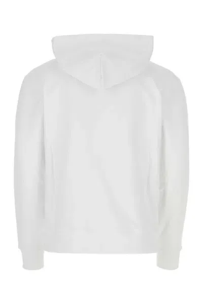 Kenzo White Stretch Cotton Sweatshirt