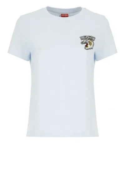 Kenzo Tiger Varsity T-shirt In White