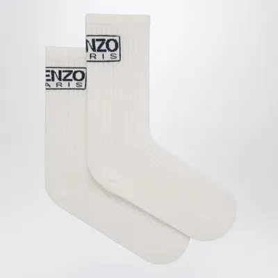 Kenzo Kids' White Socks With Logo