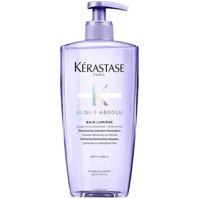 Kerastase Kérastase Blond Absolu Bain Lumière Refillable Shampoo 500ml For Blonde Hair In White