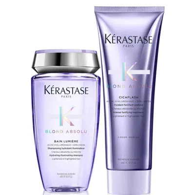 Kerastase Kérastase Blond Absolu Shine And Hydrating Duo For Everyday Use In White