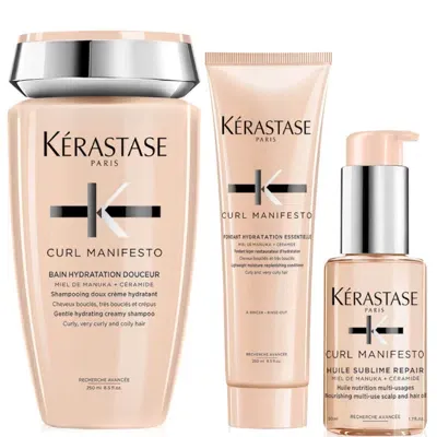 Kerastase Kérastase Curl Nourishment Bundle In White