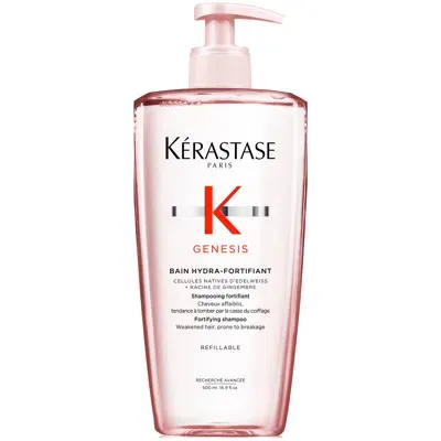 Kerastase Kérastase Genesis Bain Hydra-fortifiant Refillable Shampoo 500ml In White