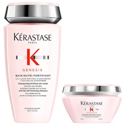 Kerastase Genesis Duo For Thick To Dry Hair In White