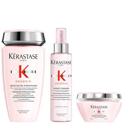 Kerastase Genesis Trio For Thick To Dry Hair In White