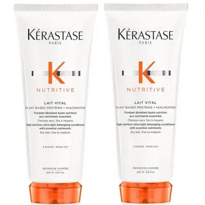 Kerastase Kérastase Nutritive Hydration Hero Conditioning Duo For Dry Hair In Brown