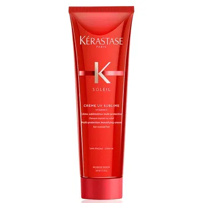 Kerastase Kérastase Soleil Crème Uv Sublime Leave-in Moisturising Hair Cream 150ml In White