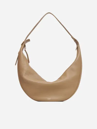 Khaite Augustina Hobo Bag In Hazelnut