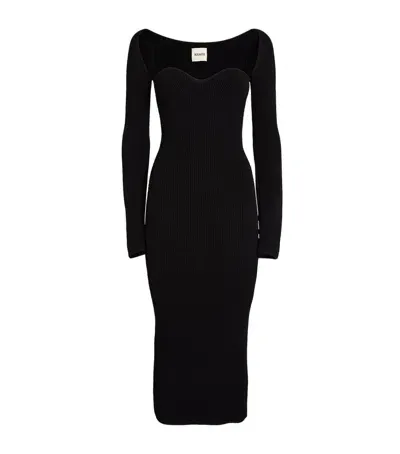 Khaite Beth Dress In Black