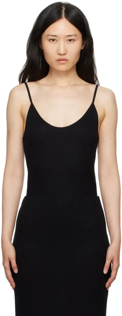 Khaite Black 'the Selee' Camisole In 200 Black