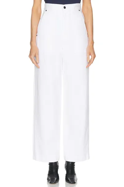 Khaite Hewitt Slim Straight Leg In White