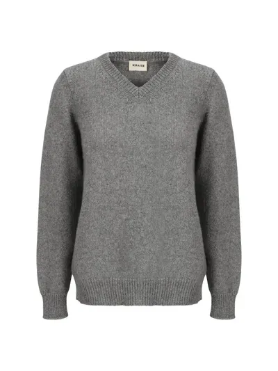 Khaite Inga Sweater In Grey