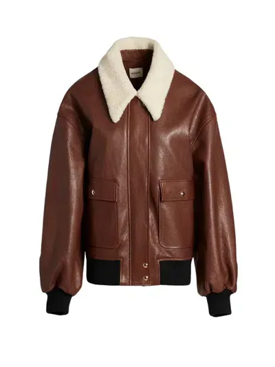 Khaite Jacket In Brown