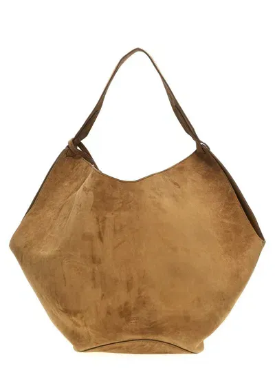 Khaite Medium Lotus Tote Bag In Brown