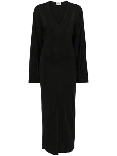 Khaite Minter Dress In Black