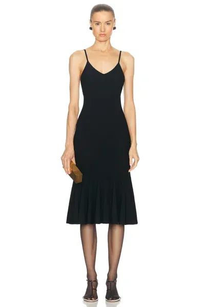 Khaite Queen Dress In Black