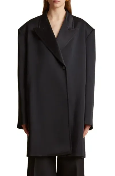 Khaite Ray Oversize Jacket In Black