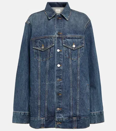 Khaite Ross Denim Jacket In Blue