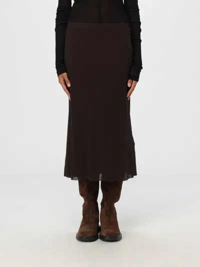 Khaite Skirt  Woman Color Brown In Braun