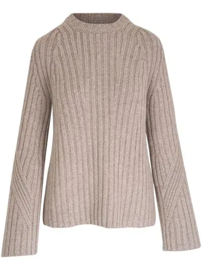 Khaite The Calvin Jumper In Beige